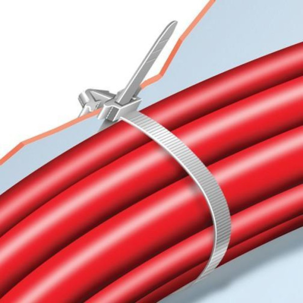 2723f91e9afed5e669d7c73c9eec8dee.jpg Fascette Fermacavi con Innesto Libero 200x4,8mm in Nylon 100pz Bianco